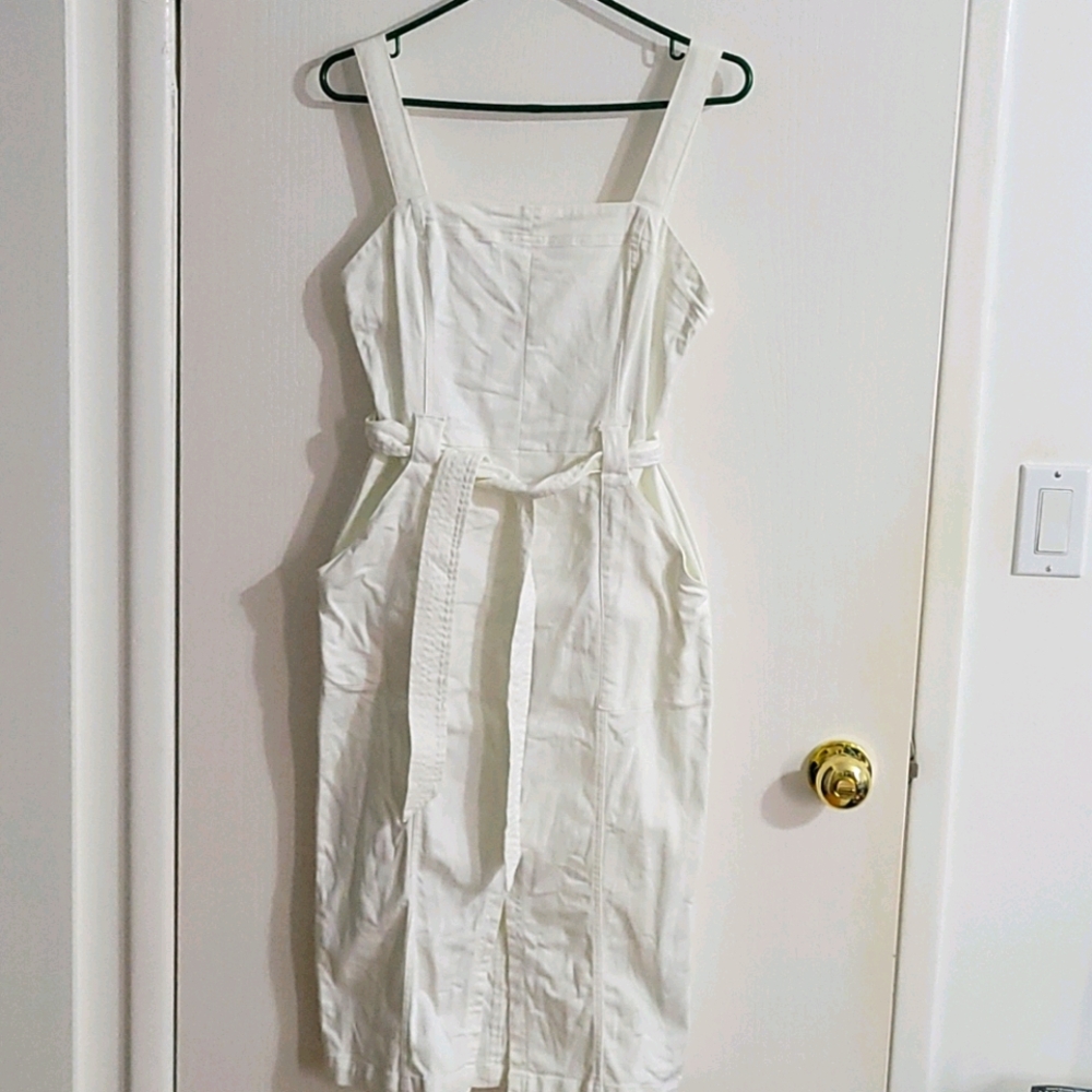 White demin dress